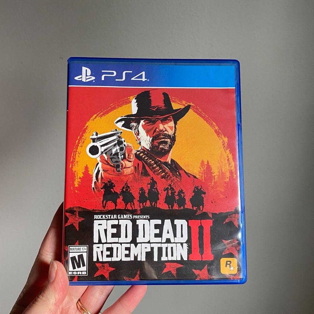 Red‎ Dead Redemption 2 Video Game PlayStation 4 PS4 Complete Gift Worthy Western